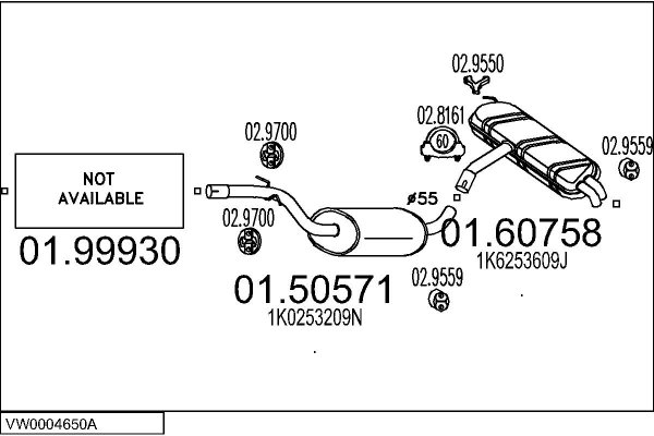 MTS VW0004650A018922