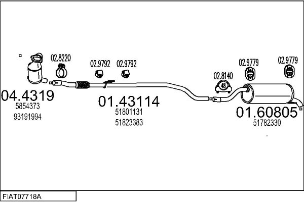 MTS FIAT07718A032251
