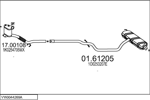 MTS VW0044269A018989