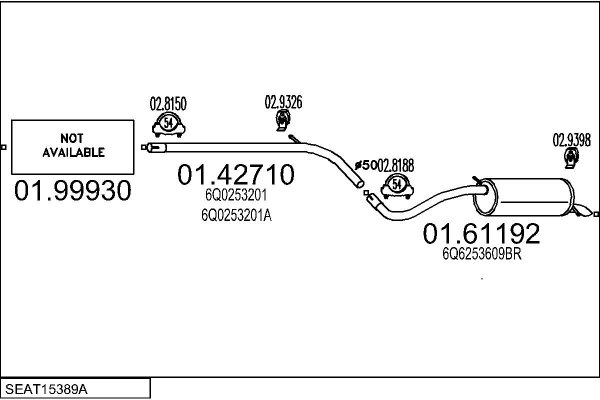 MTS SEAT15389A027586
