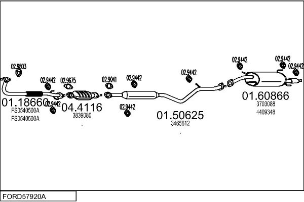 MTS FORD57920A003943