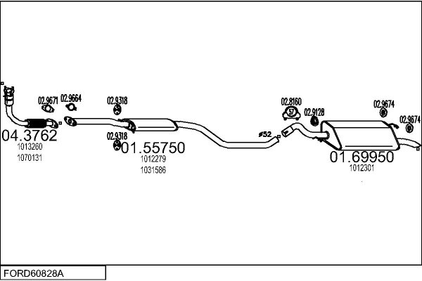 MTS FORD60828A005177
