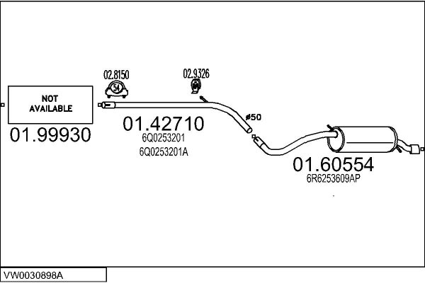 MTS VW0030898A031606