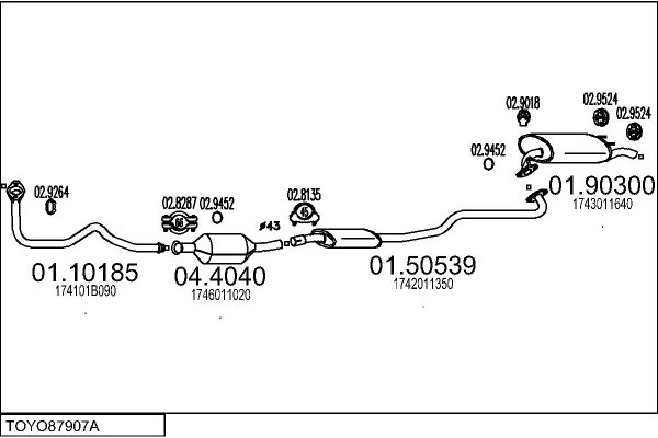 MTS TOYO87907A005264