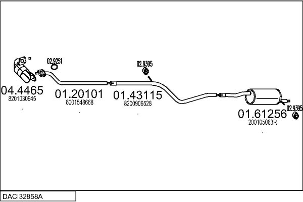 MTS DACI32858A031083