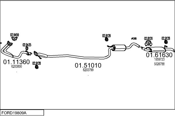 MTS FORD19809A001071