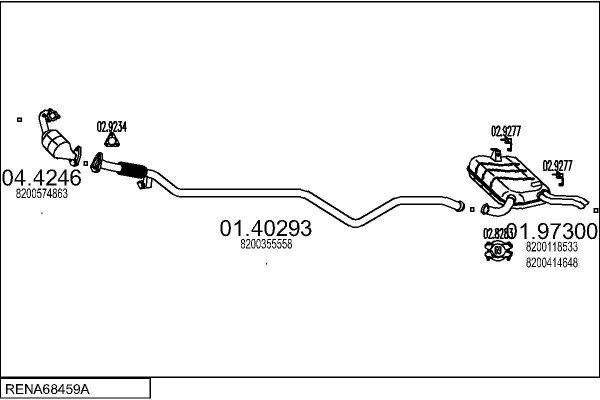 MTS RENA68459A019043