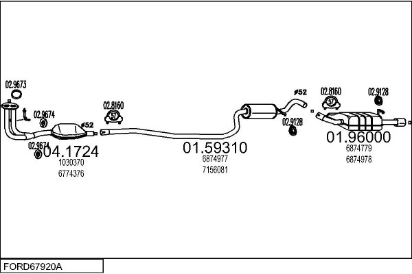 MTS FORD67920A001083