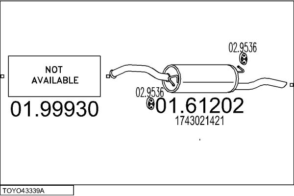 MTS TOYO43339A015633
