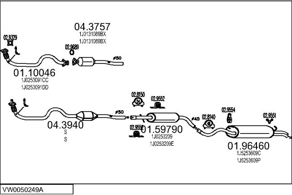 MTS VW0050249A011599