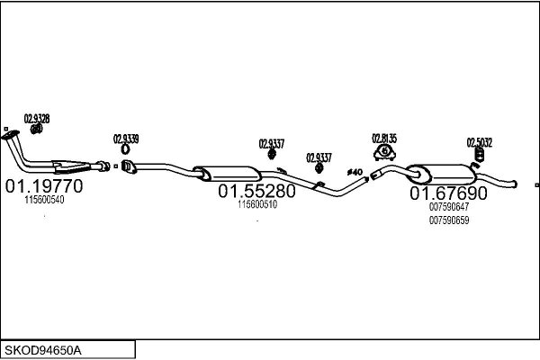 MTS SKOD94650A003030