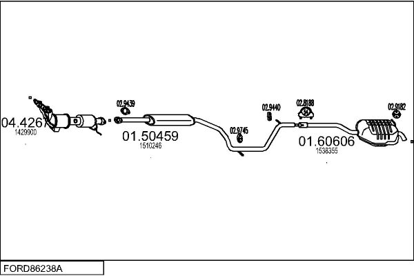 MTS FORD86238A032685