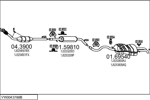 MTS VW0043788B017285