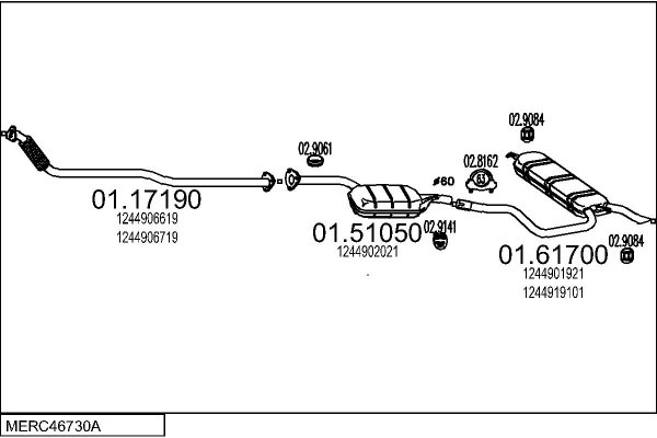 MTS MERC46730A000501