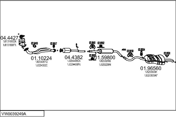 MTS VW0039249A016510
