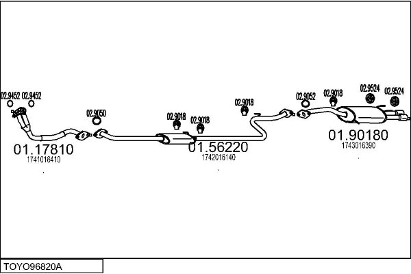 MTS TOYO96820A003490