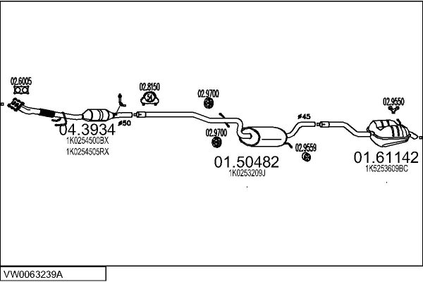 MTS VW0063239A018665