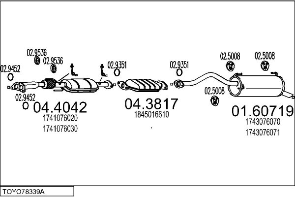 MTS TOYO78339A003624