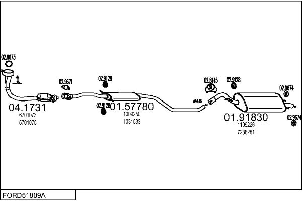 MTS FORD51809A012383