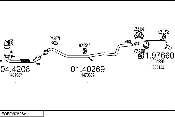 MTS FORD57828A018329