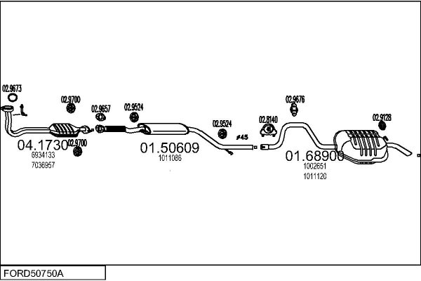 MTS FORD50750A001589