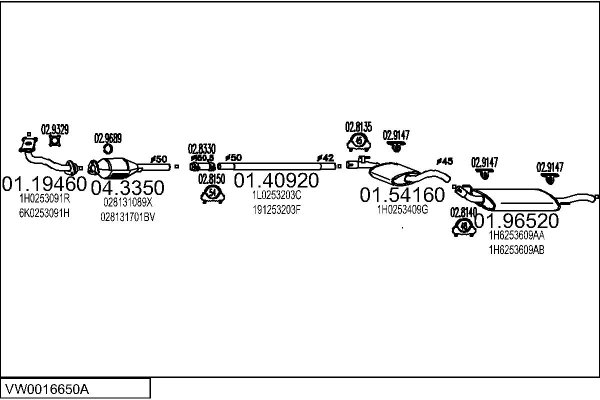 MTS VW0016650A001866