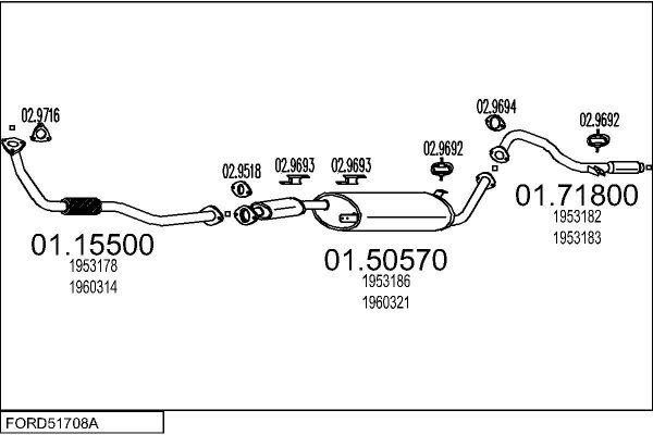 MTS FORD51708A005793