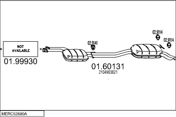 MTS MERC52880A007834
