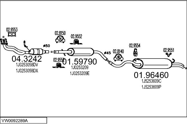 MTS VW0092289A012103