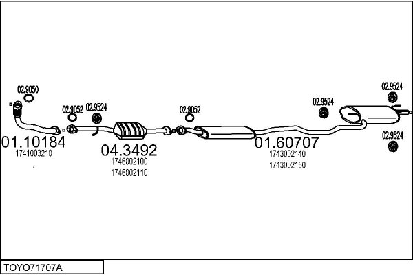 MTS TOYO71707A003628