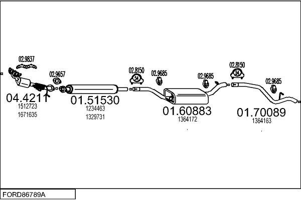 MTS FORD86789A018516