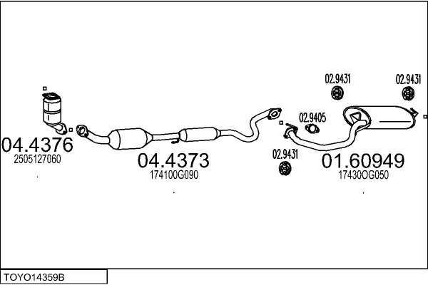 MTS TOYO14359B017218