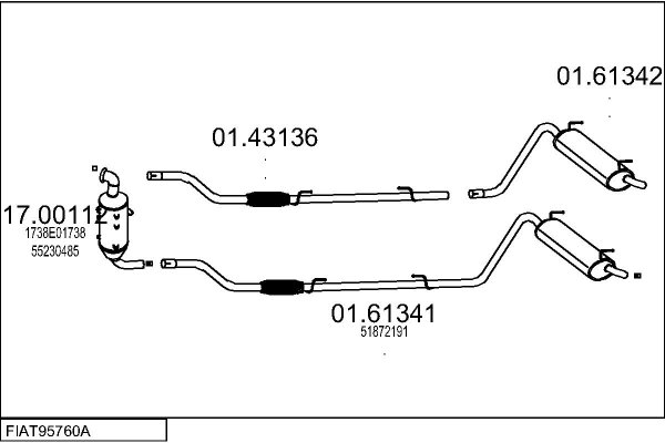 MTS FIAT95760A001498