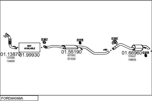 MTS FORD84088A001962