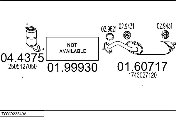MTS TOYO23349A016376