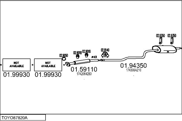 MTS TOYO87820A008329