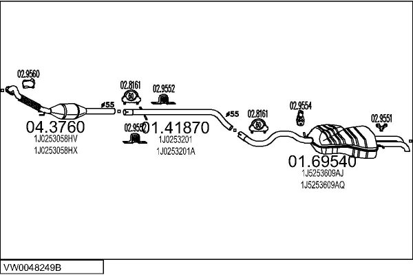 MTS VW0048249B011606