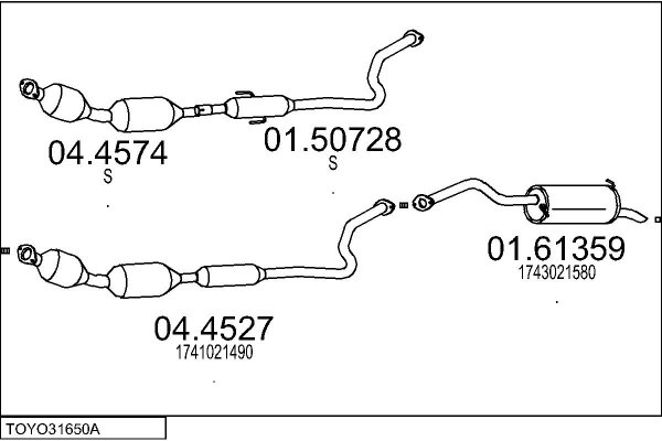 MTS TOYO31650A017711