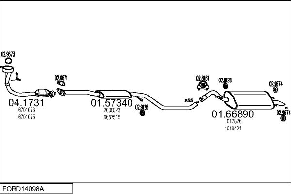 MTS FORD14098A003899