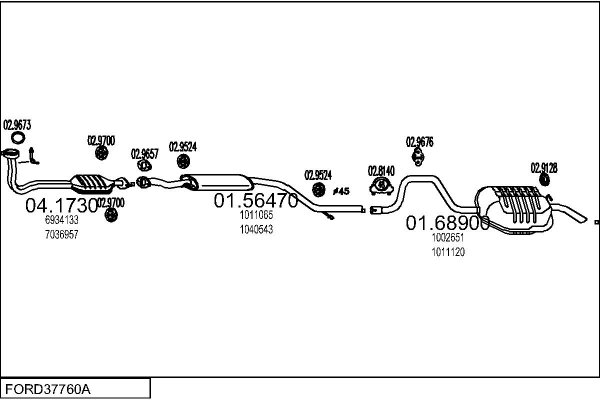 MTS FORD37760A001589