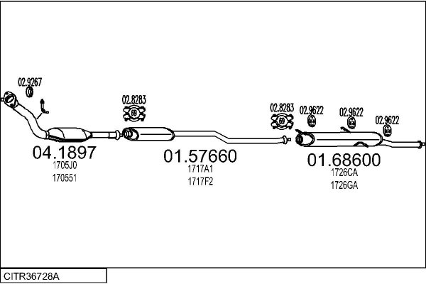 MTS CITR36728A056808