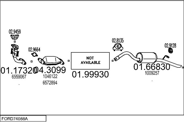 MTS FORD74088A001088