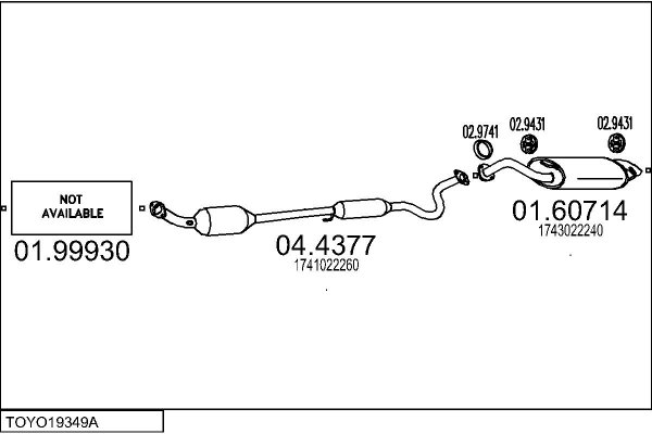 MTS TOYO19349A016374