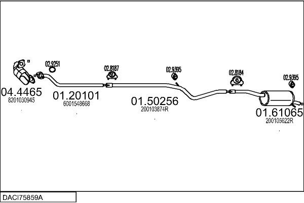 MTS DACI75859A019899