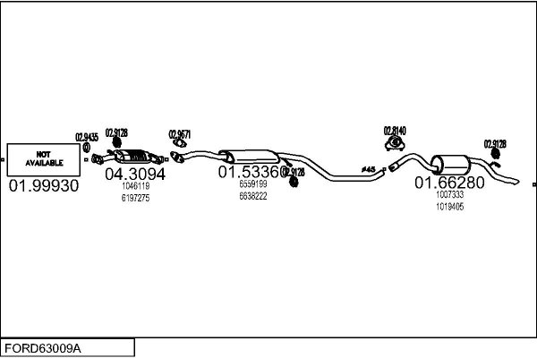 MTS FORD63009A003890