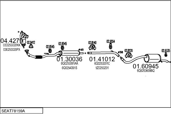 MTS SEAT78159A028130