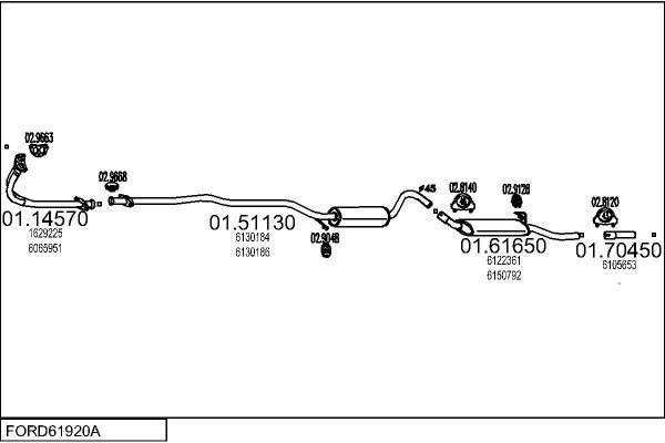 MTS FORD61920A001487