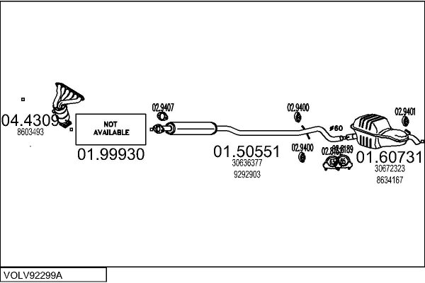 MTS VOLV92299A015148