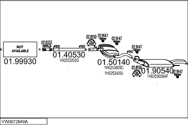 MTS VW0072640A001874