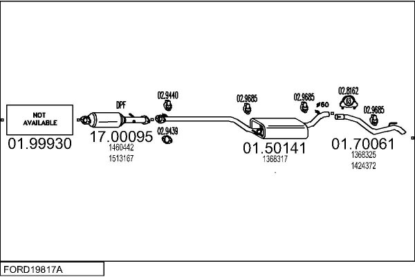 MTS FORD19817A010322